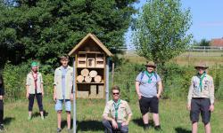 Featured image of post Zwei Insektenhotels der Pfadfinder für Wenzenbachh