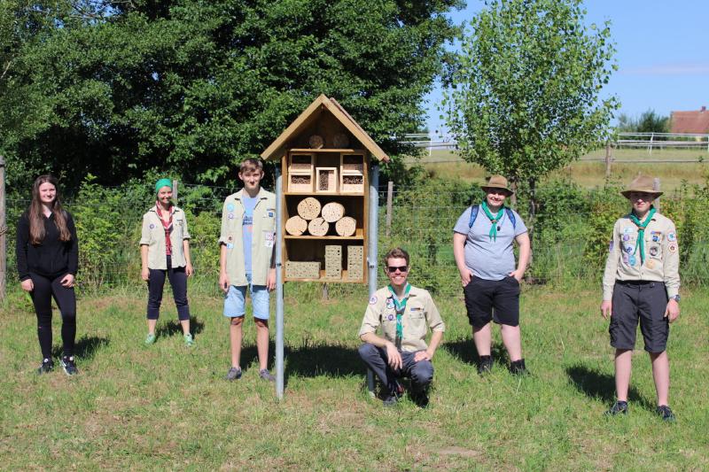 Featured image of post Zwei Insektenhotels der Pfadfinder für Wenzenbachh